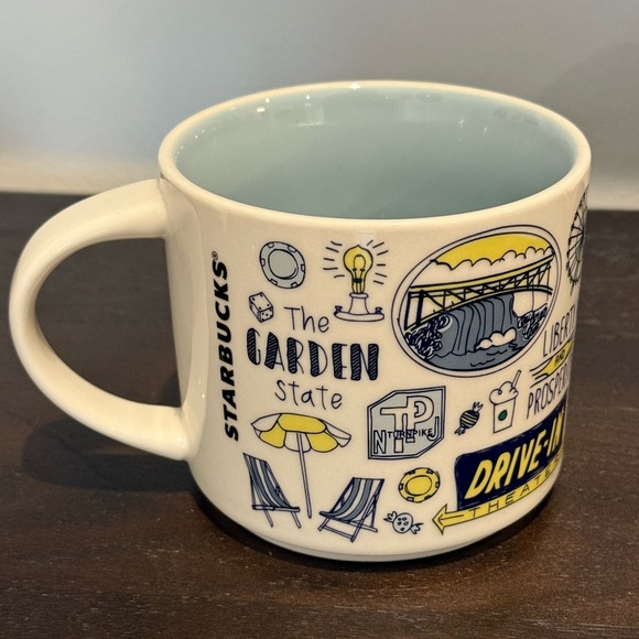 Starbucks New Jersey Mug - Been there Series. White and Blue - Picture 5 of 12